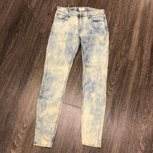 Hudson Nico Skinny Jeans - Light Blue Acid Wash